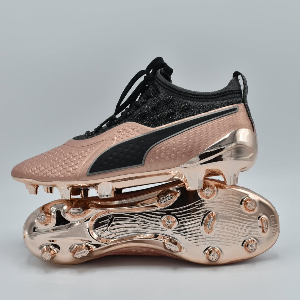 Rose gold football boots on sale