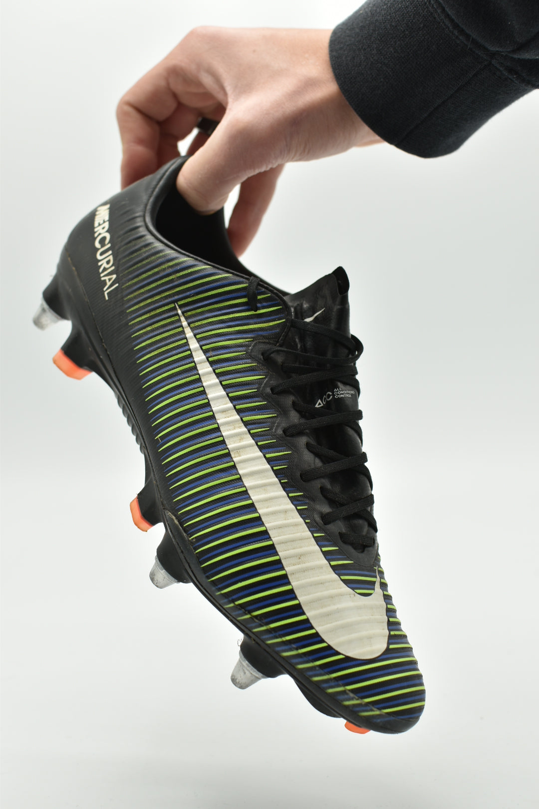 Nike mercurial vapor xi fg - black/white/electric green best sale